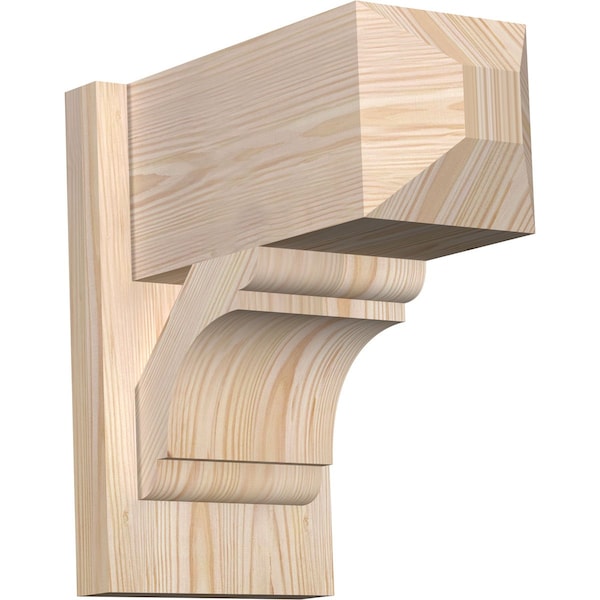 Ekena Millwork Olympic Craftsman Smooth Outlooker, Douglas Fir, 7 1/2"W x 14"D x 14"H OUT08X14X14OLY04SDF - main